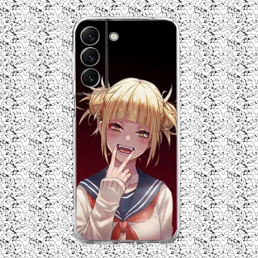 H-Himikos T-Togas Anime Phone Case Silicone For Samsung S30,S23,21,22,20 Ultra,S20 FE lite,S10,9,PIus Note20ultra Cover Clear