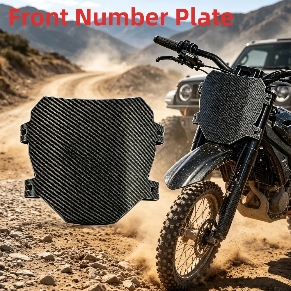 E-Bike Front Number Plate Registration Plate Universal Motorcycle Accessories For Surron S/X Talaria Sting MX3 MX4 MX5 Suuper 73
