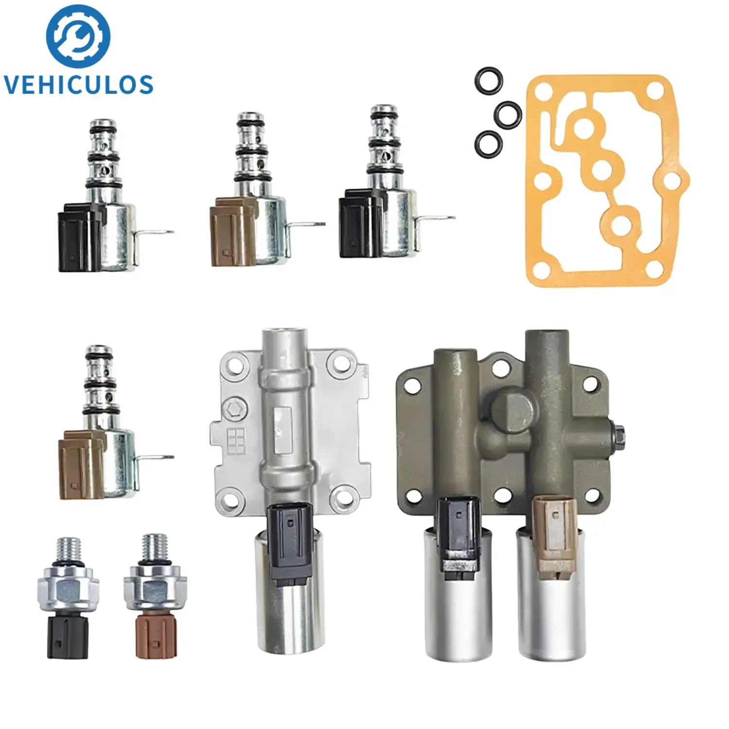 

Transmission Solenoid Kit For Honda Accord Acura MDX 8250-P6H-024 28250-P7W-003 28400-P6H-013 28500-P6H-013 28600-RKE-004