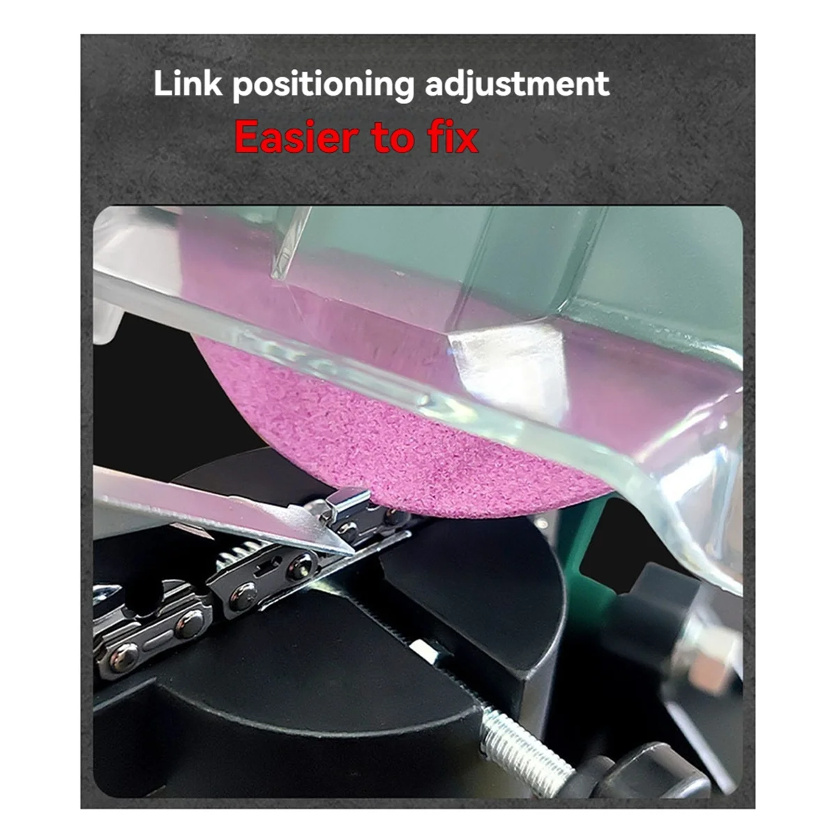 EULM مبراة بالمنشار الكهربائي 100 مللي متر سلسلة أوتوماتيكية سلسلة مبراة قابل للتعديل 8500 دورة في الدقيقة لسلاسل طحن الاتحاد الأوروبي التوصيل