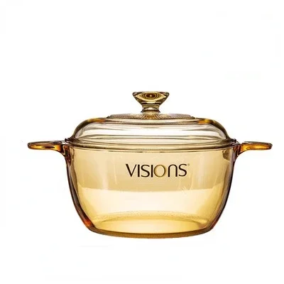 

Glass Pot Amphora, Transparent Pot 2/3L, High Temperature Resistant Soup Pot, Open Flame and Gas Cooking Pot