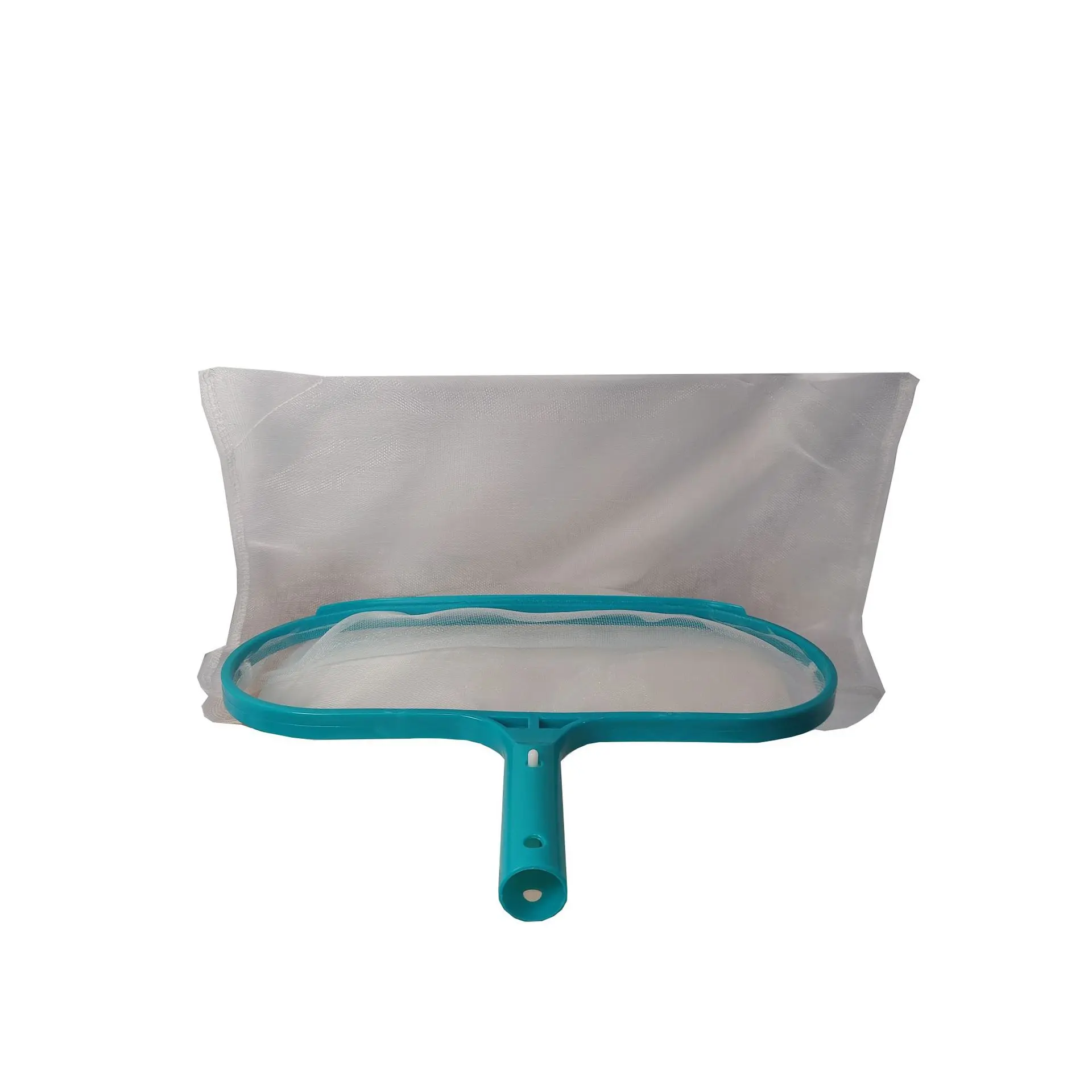 Nuevas herramientas populares de limpieza de piscinas, red de pesca de hojas de red de agua poco profunda verde reforzada