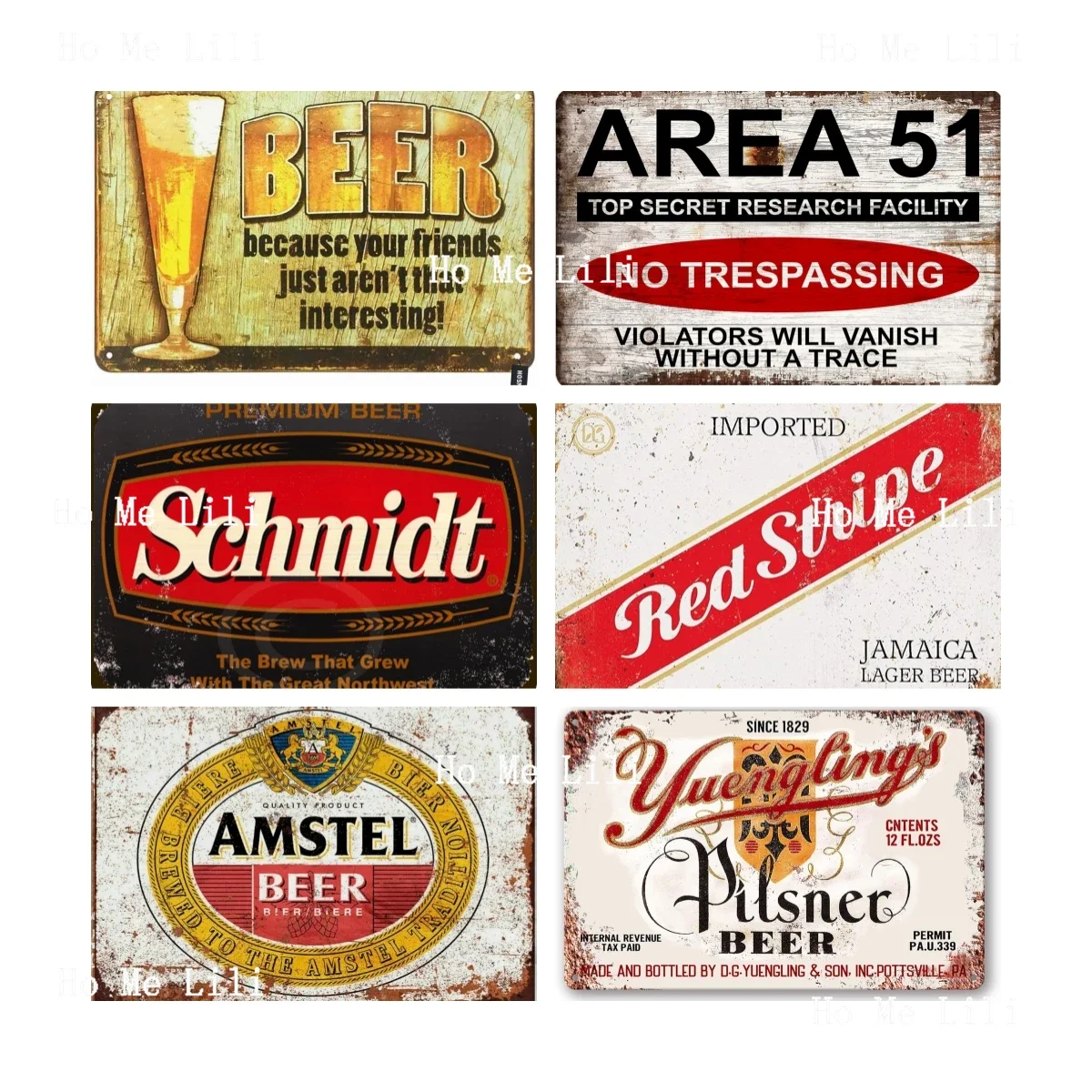 No Illegal Entry Crazy Schmidt Premium Beer Metal Plaque Wall Outdoor Bar Cafe Retro Home Decor