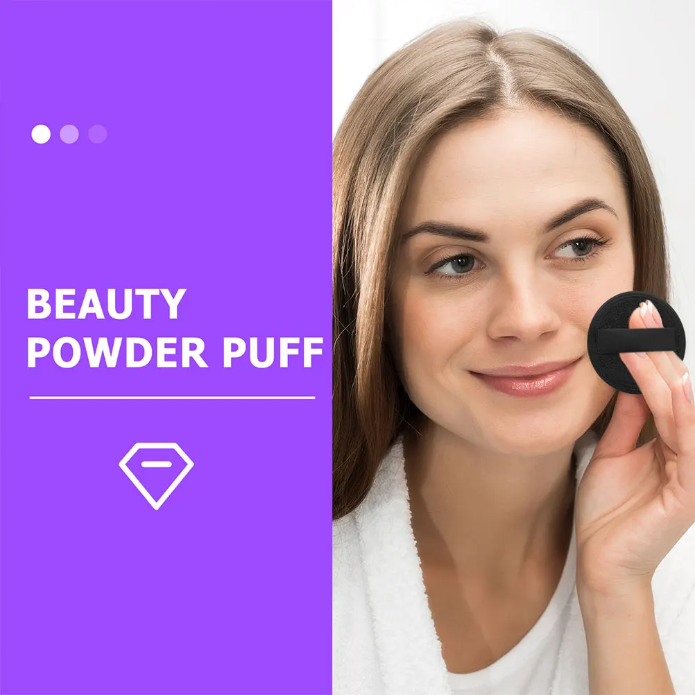 

6pcs Ultra Thin Powder Replacement Face for Loose Powder Makeup Pads Tools Foundation Puff Compatible with Puff Boxes