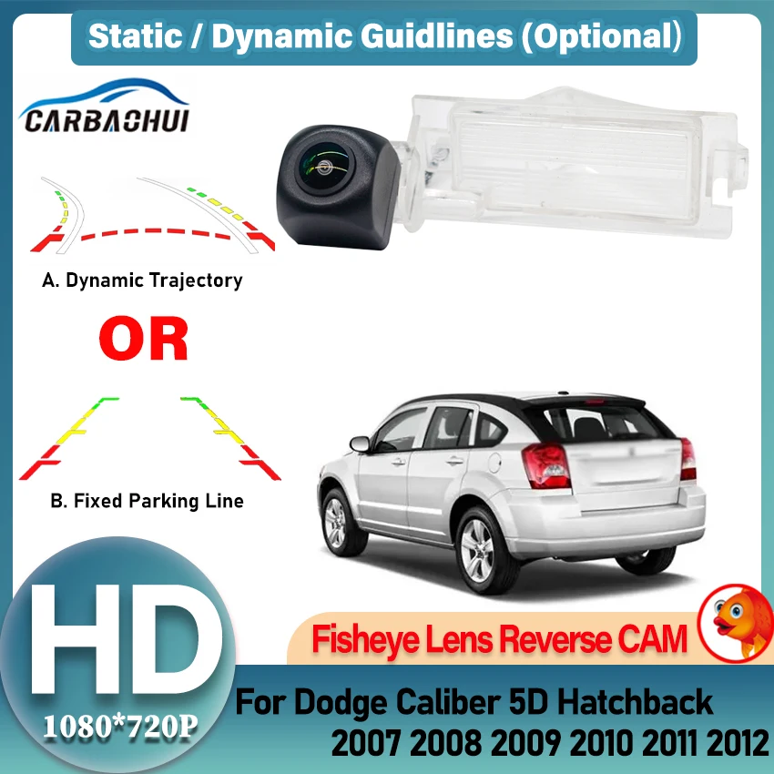 Car Rear View Camera For Dodge Caliber 5D Hatchback 2007 2008 2009 2010 2011 2012 Reversing Camera High Quality Back Up Camera