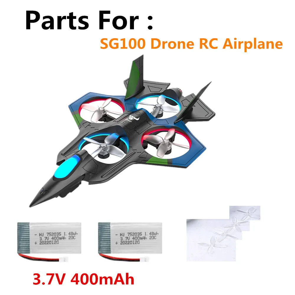 Battery 3.7V 400mAh  For  SG100 Drone RC Airplane Spare Parts