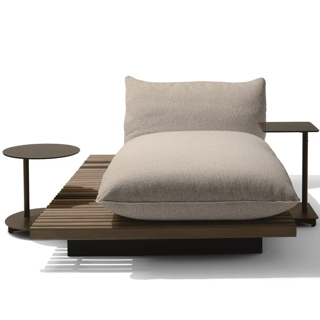 

factory direct outdoor rattan pool sunbed chaise lounge