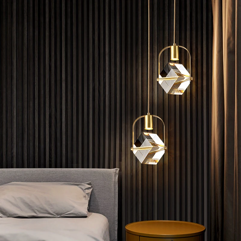 

Post-Modern Crystal led Pendant Lights Hang lamp Chandelier Light Restaurant Bar kitchen island bedside Pendant Lamp