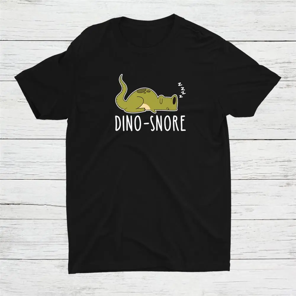 Dinosnore Snoring Funny Dinosaur Sleep Roar Unisex T-shirt S-5XL