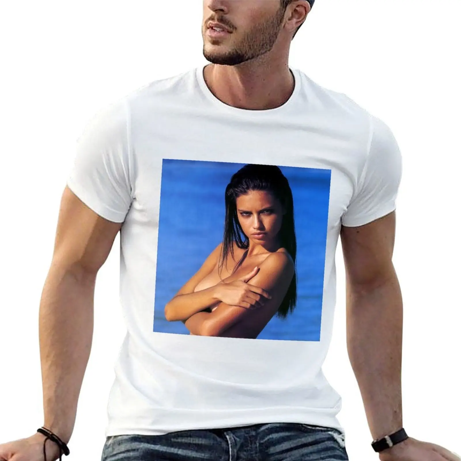 

Adriana lima T-Shirt t shirts for man pack white man t shirt luxury T-Shirt