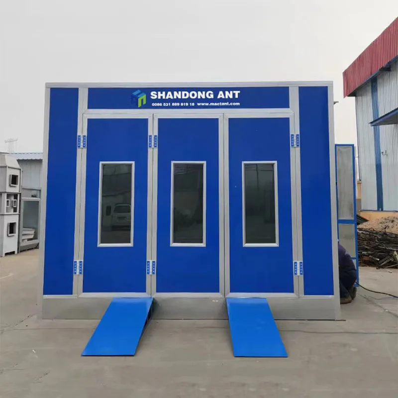 Super Cheap Electric Heating Paint And Baking Room Equipped Quality Infrared Lamps Automatic Multi func Car Spray Booth