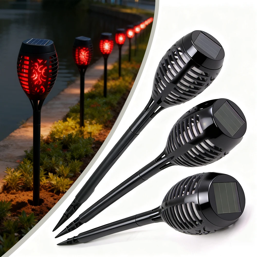 

Gardening 12 LCD Outdoor Solar Induction Dynamic Spark Pattern Decorative Lighting Night Automatic Start Program IP44 Waterproof