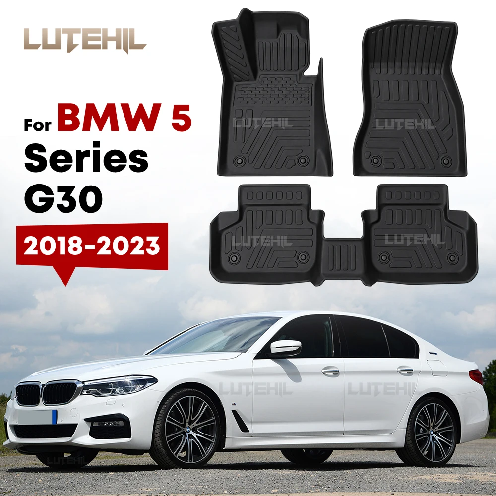 All-Weathr TPE Car Floor Mat For BMW 5 Series G30 2018-2023 2022 2021 2020 2019 Carpet Cover Interior Protector Accessories