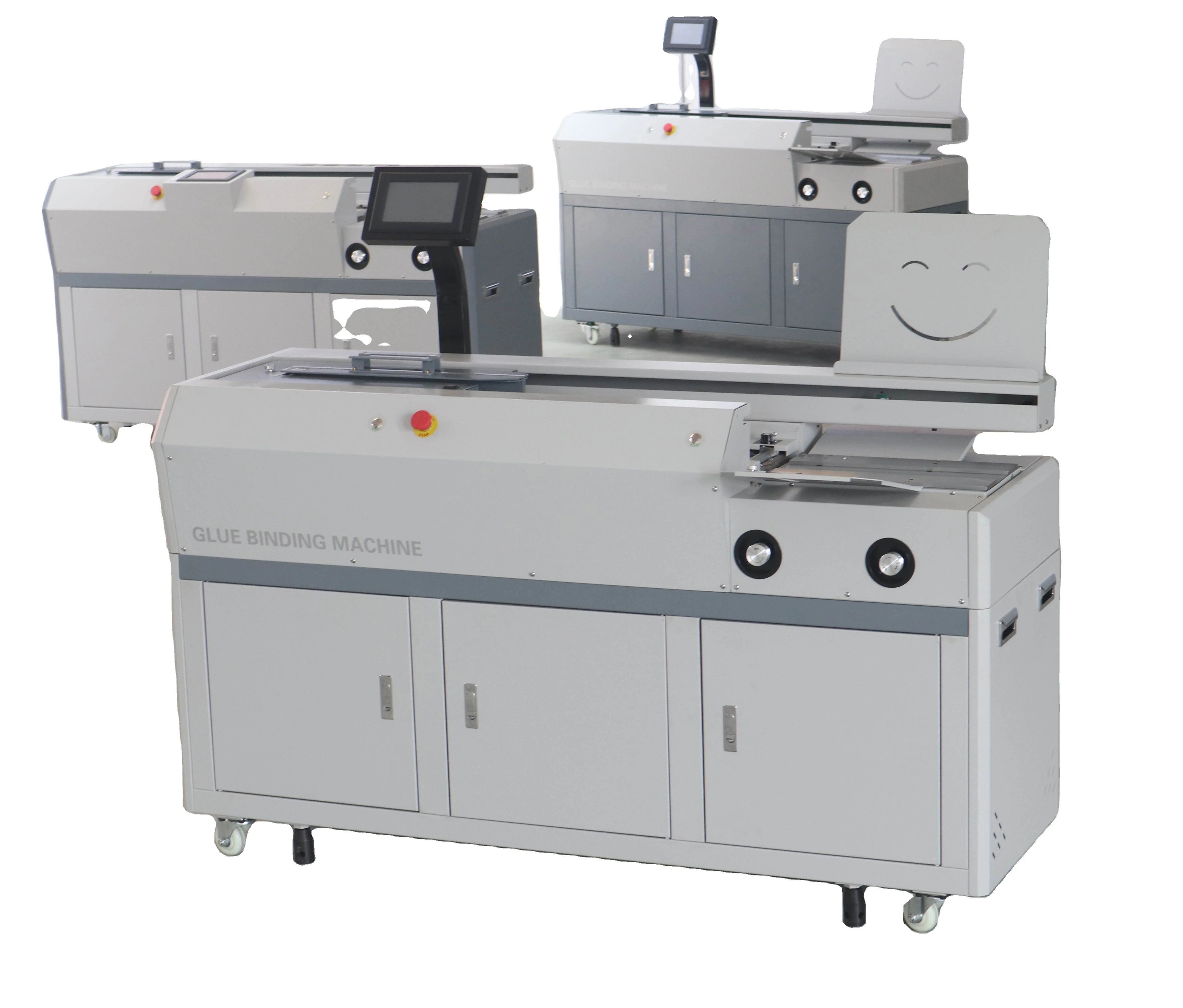 Semi-Automatic Table Book Binding Machine Hot Glue with Big Touch Screen New Condition for Perfect Glue Binding Machine