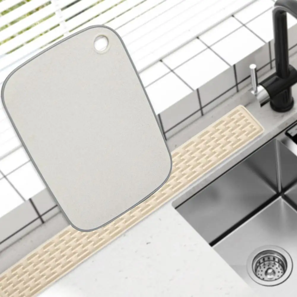 Narrow Drain Mat Silicone Non-slip Drying Mat for Kitchen Countertop Heat-resistant Waterproof Drainer Pad for Dishes