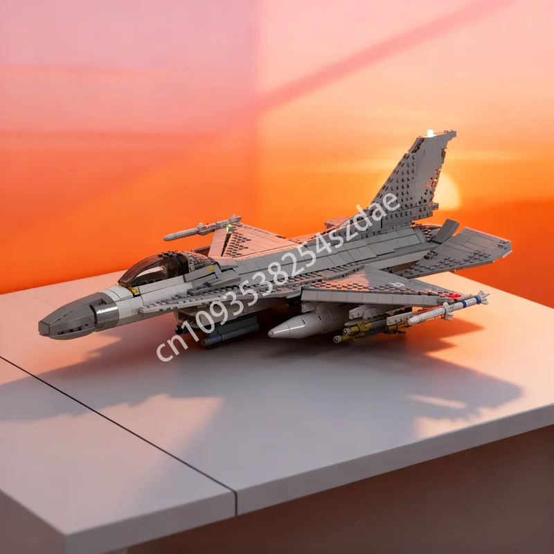 

1480pcs MOC F BLOCK Fighting Falcon Creator Model Building Blocks Assemble Creative Christmas Gifts Idea Education Toy Kids