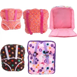 Doll Backpack Unicorn Printed Handbag For 18inch American Doll&43Cm Baby Doll Clothes Accessories Storage,OG Girl's Gifts