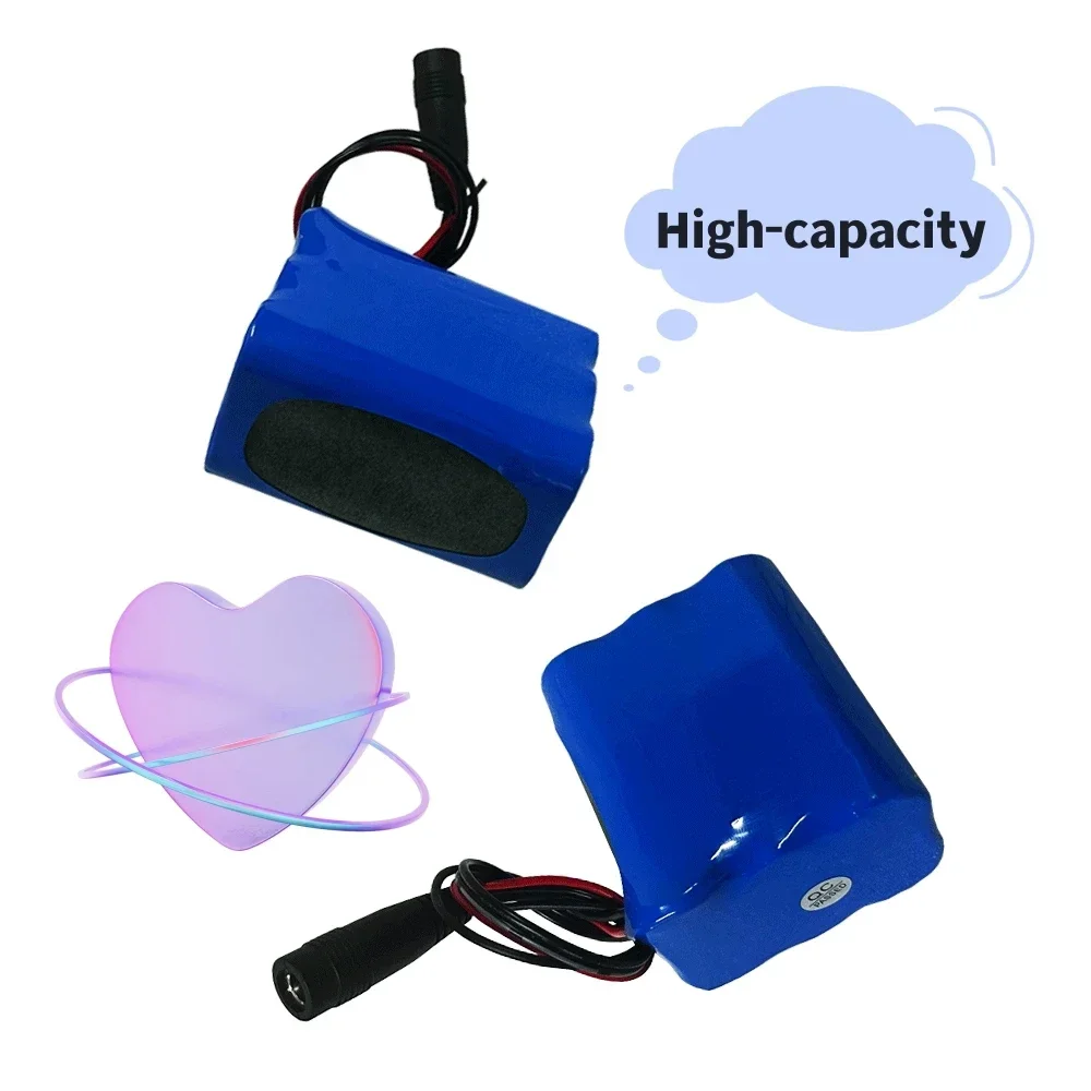 12V 6800mAh 18650 3S2P Rechargeable Lithium-ion Battery Pack 12.6V Charging Battery + charger