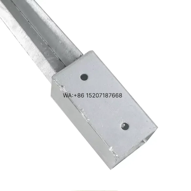 Wmwmnu Galvanized Helical Pile Solar Ground Screw Foundation for Solar Panel Mounting System Heavy Duty Earth Anchor