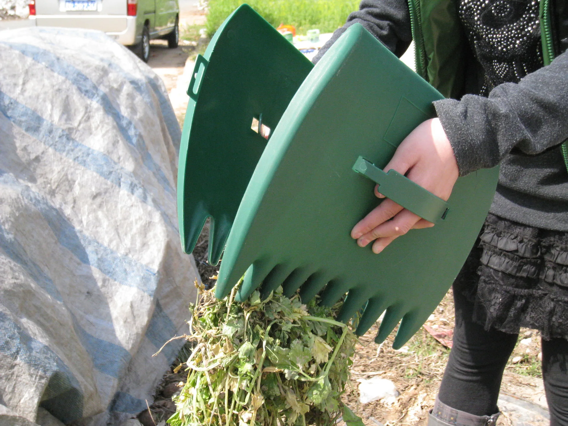 

Leaf Sweeper, Leaf Clip, Grass Rake, Used for Garden Cleaning