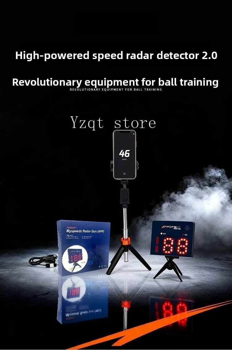 Tennis Speedometer Baseball Softball Soccer Speed Radar Ball Accurate Ultra-thin Convenient Sports Speedometer Professional
