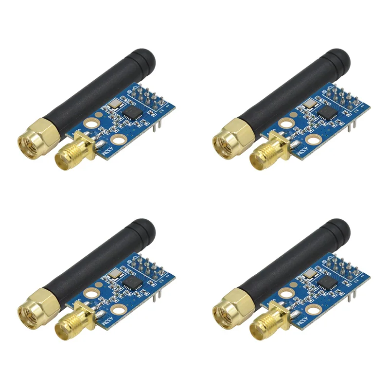BNVN-4X CC1101 Wireless Module With SMA Antenna Wireless Transceiver Module For 433MHZ Enhance The Signal