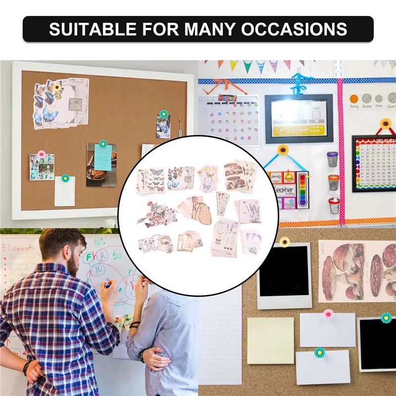 QWE-400Pcs سكرابوكينغ لوازم المجلات خمر سجل القصاصات ملصقات لاصق سجل القصاصات اشي ملصقات لألبوم الفن الحرفية