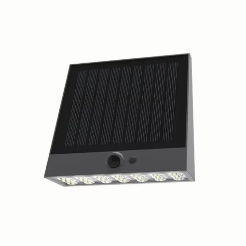 

DC Power Supply Outdoor Wall Mounted Light Emitting Diode Solar Garden Light IP54 PC Plastic Body Battery Powered