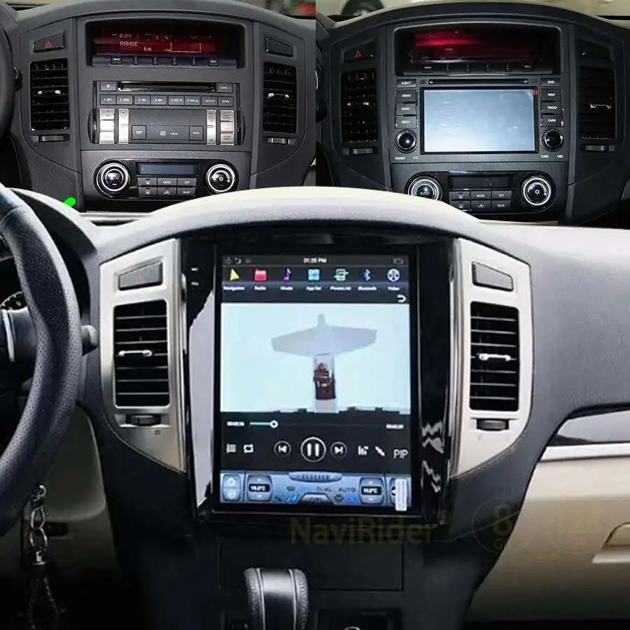 Car Radio For Mitsubishi Pajero Sport V97 V93 V98 2007-2020 Automotive Multimedia Carplay Android Auto Style GPS Stereo