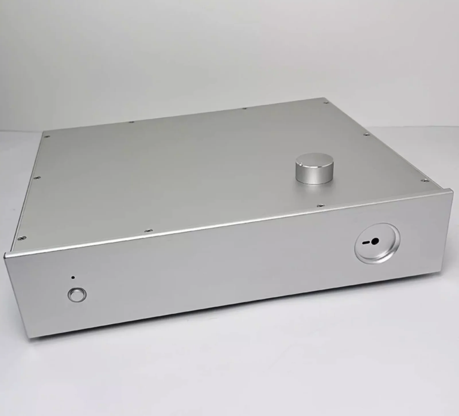 silvery 430 series All aluminum amplifier chassis / Preamplifier case / AMP Enclosure DIY box (430 *95*350mm)