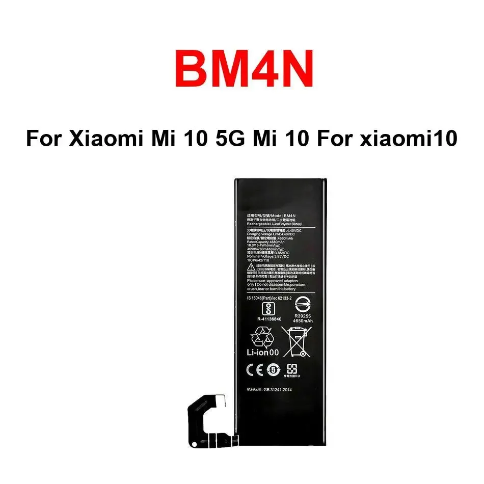 

BM4N Battery For Xiaomi Mi 10 5G Mi 10 for xiaomi10