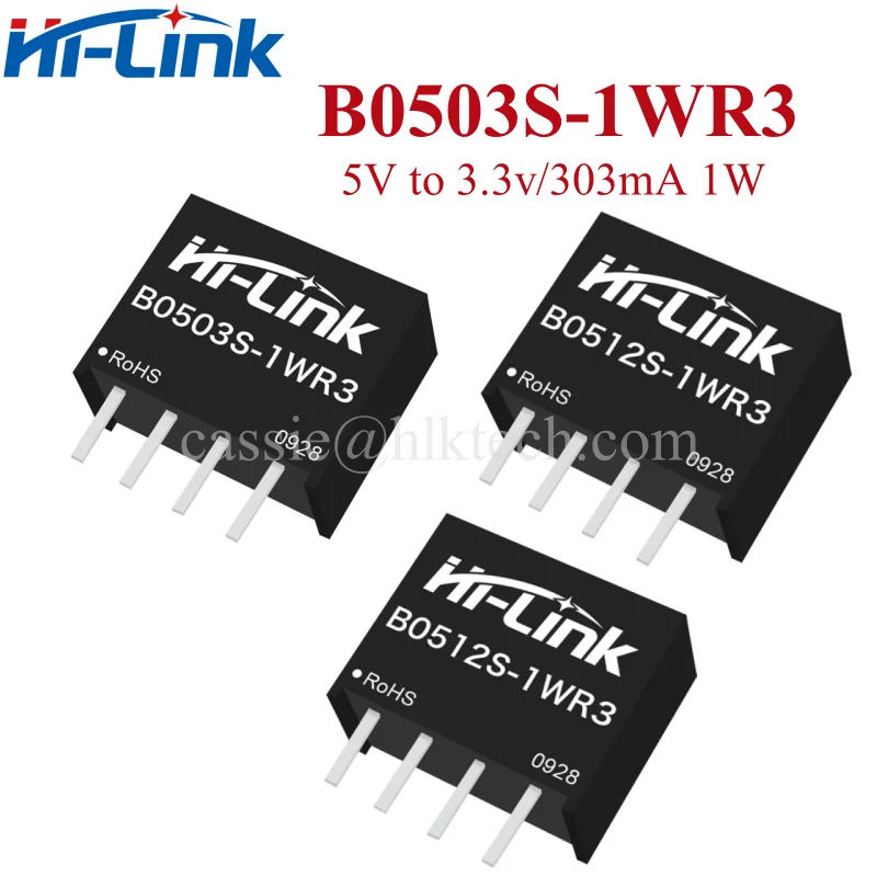 Módulo do poder do isolamento do IC, B0505S-1WR3 B0515S-1WR3 B0512S-1WR3 B0512S-1WR3 SIP-4, 5V a 5V 12V 15V, Inte