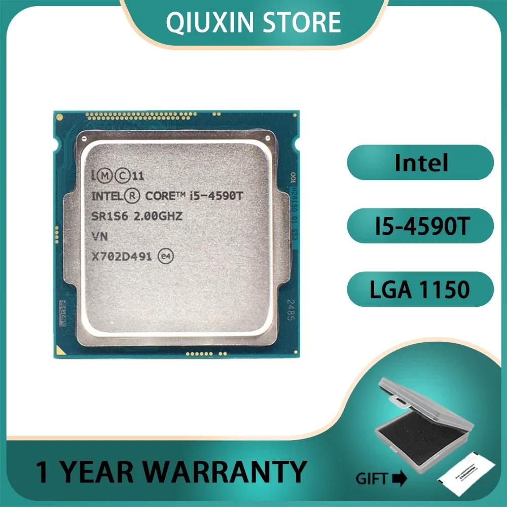 CPU  2.0 GHz Quad-Core Quad-Thread LGA 1150,Intel Core i5-4590T i5 4590T Processor 6M 35W