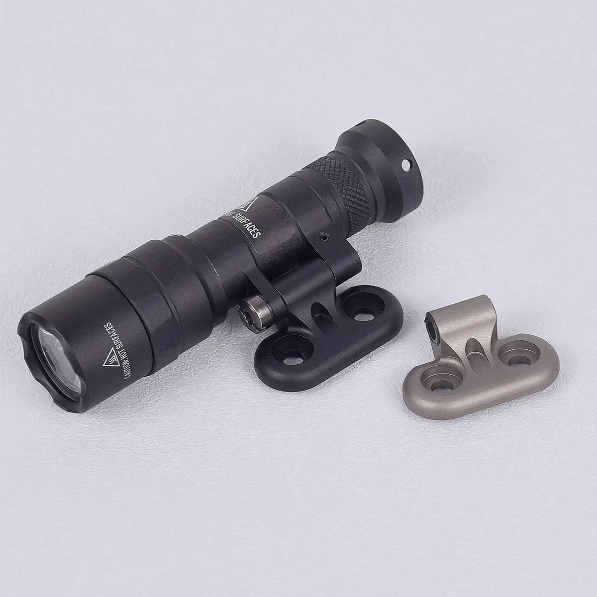 LAMBUL Tactical Airsoft Surfire RM45 Off Set mlok Mount For  M640V-DF M640DF M340C Light Mount For M-LOK Picatinny Rail