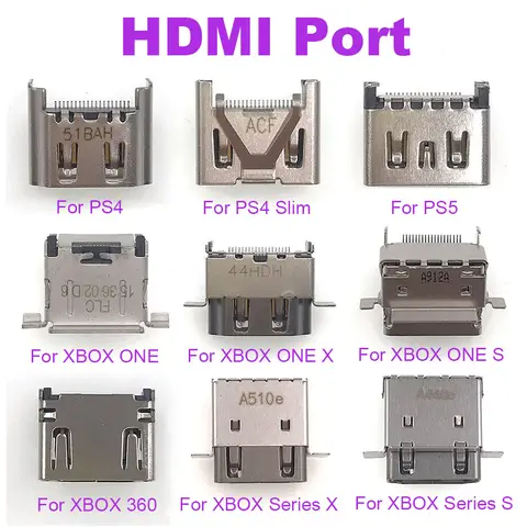 1-10 pezzi per PS3 Slim 3K 4K per PS4 Pro PS5 presa porta compatibile HDMI per Xbox One Series XS XBOX 360 interfaccia HDMI
