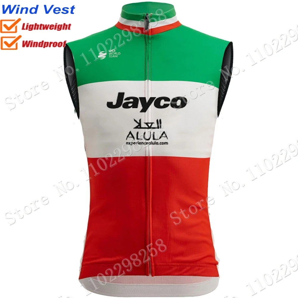 Jayco alula vento colete 2023 azul equipe ciclismo colete à prova de vento leve corrida estrada ciclismo camisa sem mangas mtb maillot ropa