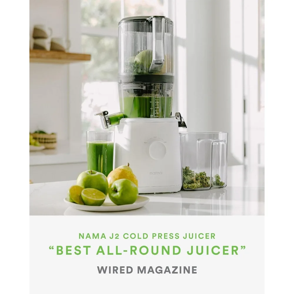

J2 Cold Press Juicer – Self Feeding for Hands-Free Operation with Wide Mouth Hopper for Whole Recipe Loading
