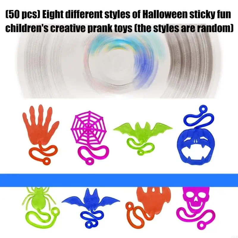 السائبة مرونة النخيل مسكنات الإجهاد 50 قطعة مادة متينة الاطفال عيد ميلاد الكمامة لعبة حجم السفر لوازم النشاط الداخلي 15UB #4