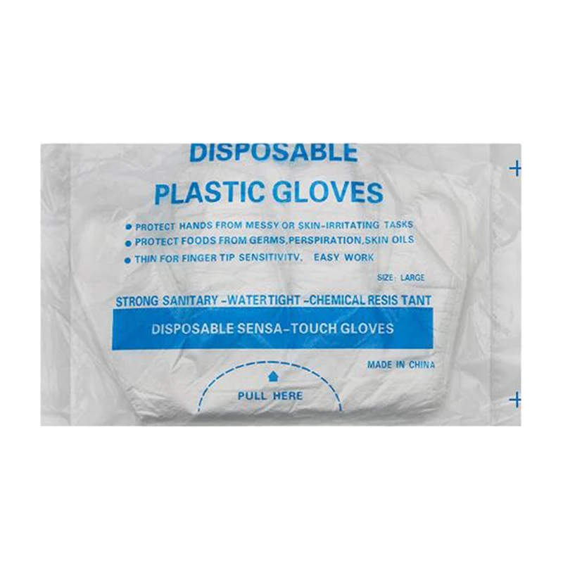 100 Pcs Disposable Gloves Food Plastic Gloves For Restaurant Kitchen BBQ Eco-Friendly Food Gloves Fruit Vegetable Gloves