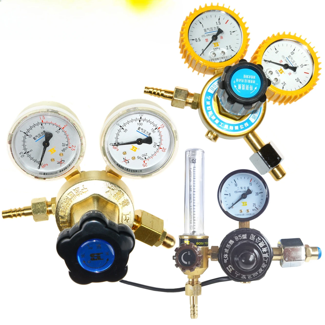 

Oxygen acetylene propane argon pressure reducing valve Oxygen pressure reducing carbon dioxide heating pressure gauge