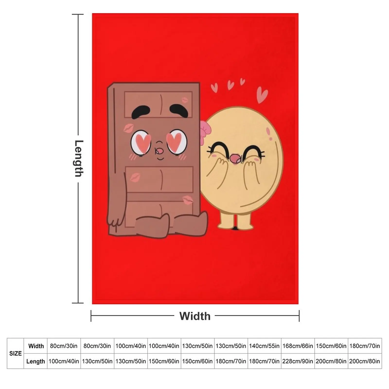 Choco And Pancake Couples Love Throw Blanket Soft Beds Thins Plaid on the sofa Beautifuls Sofa Quilt manga Blankets