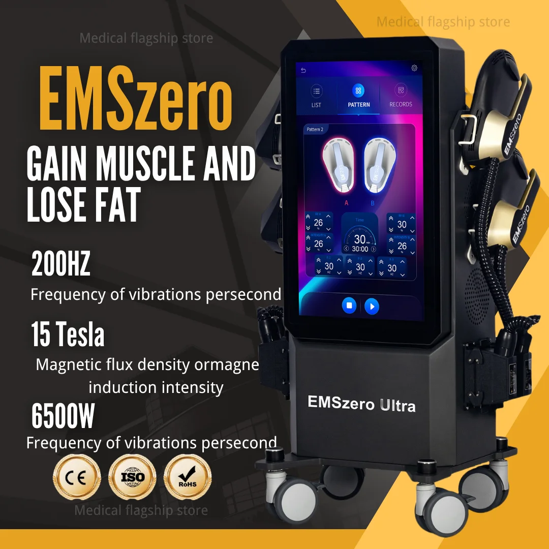 EMSzero 6500W Body Toning Device Electro Muscle Stimulation Fat Elimination Muscle Building for Fitness Beauty Health
