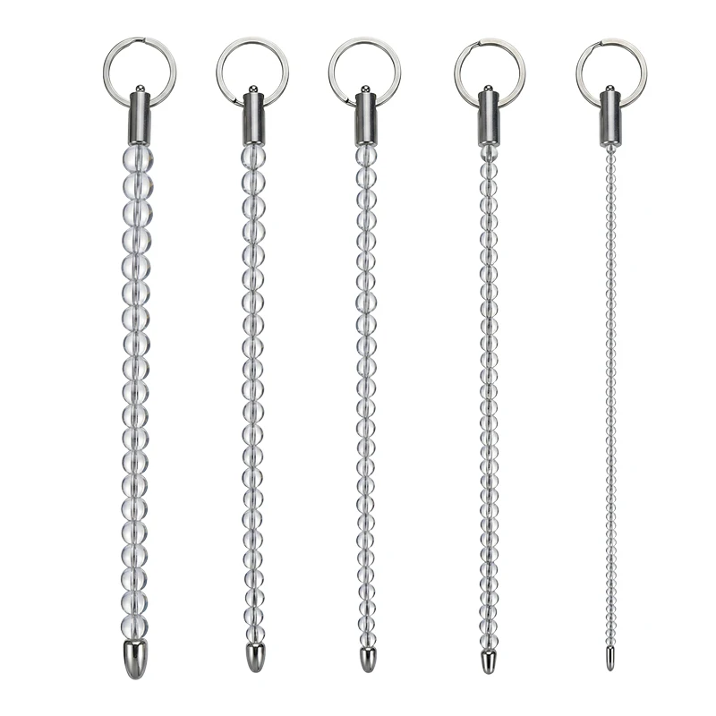 Glass Urethra Beads/Extender/Massager/Dilation Penis Plug Urethral Dilator/Sound/Stimulator Masturbator Horse Eye Sounds