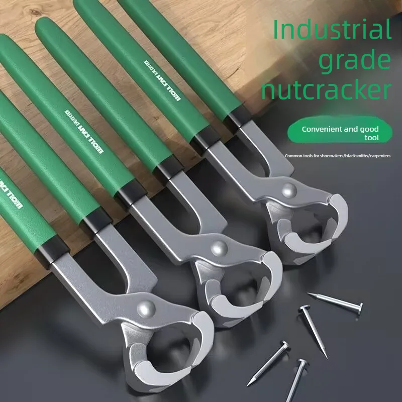 8-inch Nutcracker Nail Puller Pliers, Top-cut, Tire Nail Pulling, Jaw Pliers, Cutting Pliers, Wire Twisting