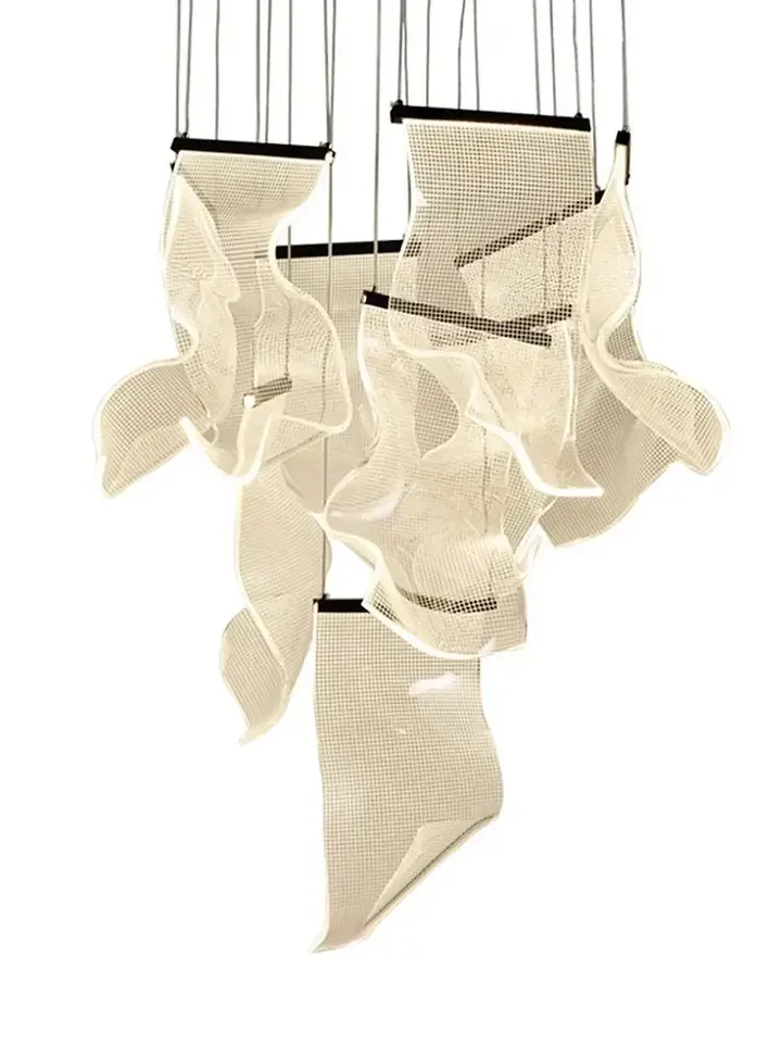 Canadian Designer Partisan LED Acrylic Chandelier...