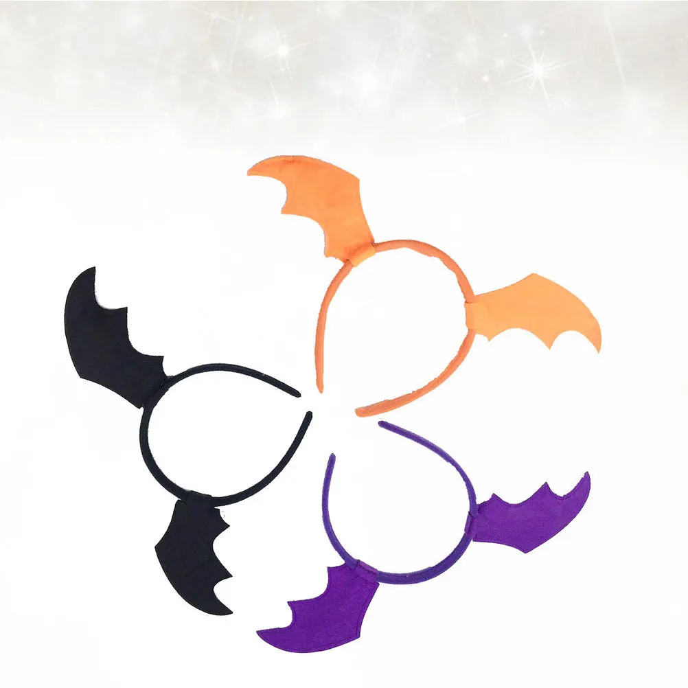 

6Pcs Bat Wings Pattern Headbands Lovely Hair Hoops for Stage Performance Stage Performance Headbands Christmas Hair Bands