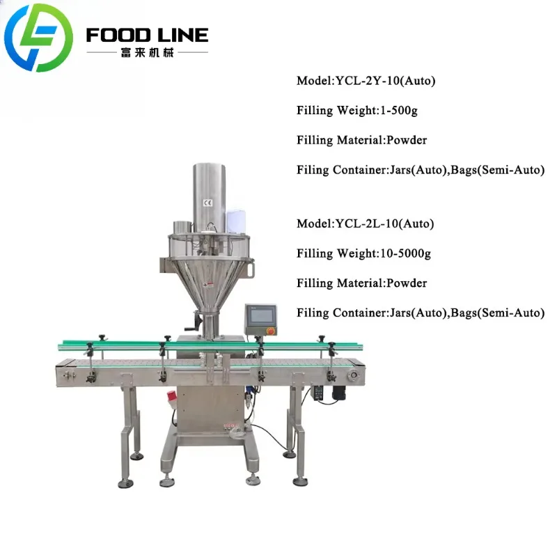 Granule Powder Auger Filler / Filling Machine Powder in Bottle / Weighted Powder Filling Machine