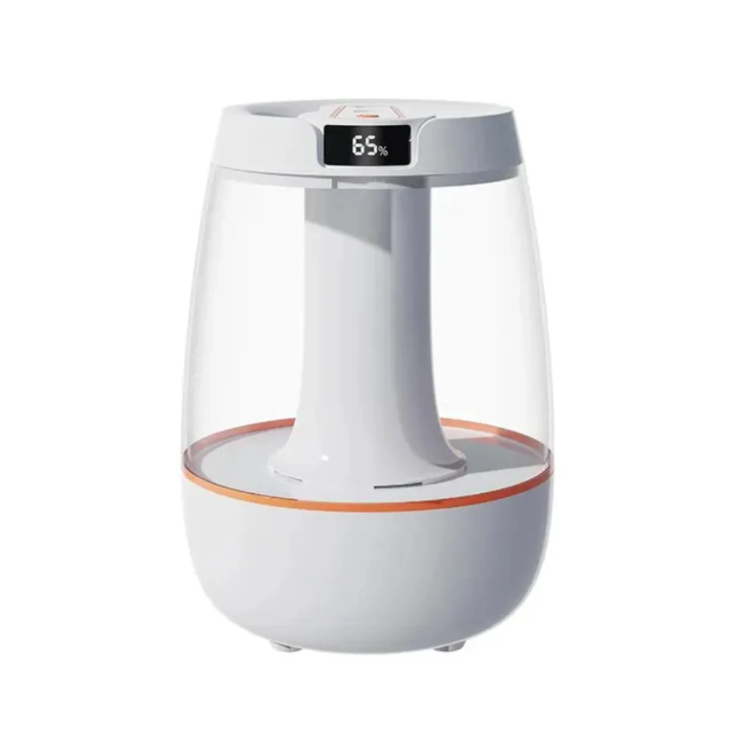 SuffONGOU-Humidificateur d'Air à Ultrasons Blanc, Diffuseur avec Lampe LED, Pulvérisateur Portable USB de Bureau pour la Maison et le Bureau, 350ml