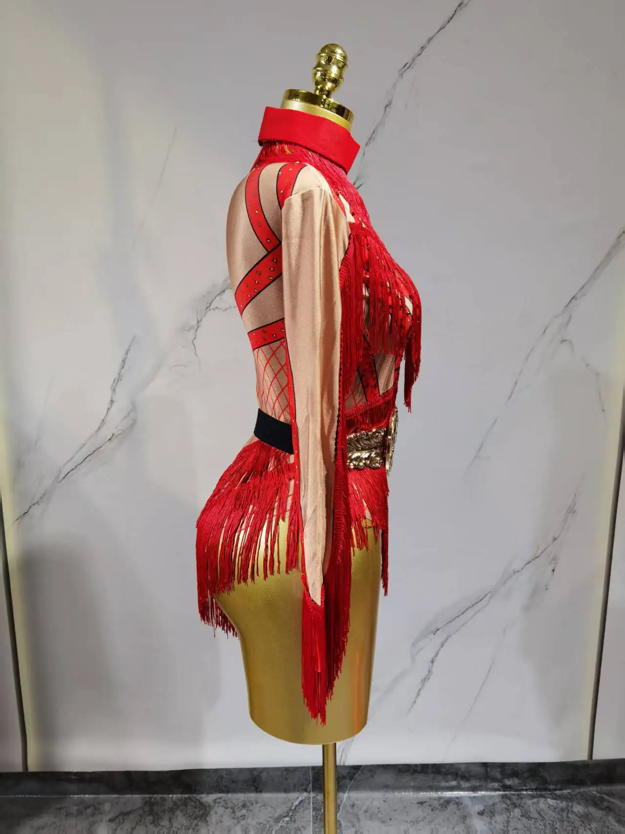 Frauen Sparkly Strass Pailletten Quaste Stretch Bodys 2025, Neue Ankunft Geburtstag Party Nachtclub DJ Bühne Leistung Kostüm