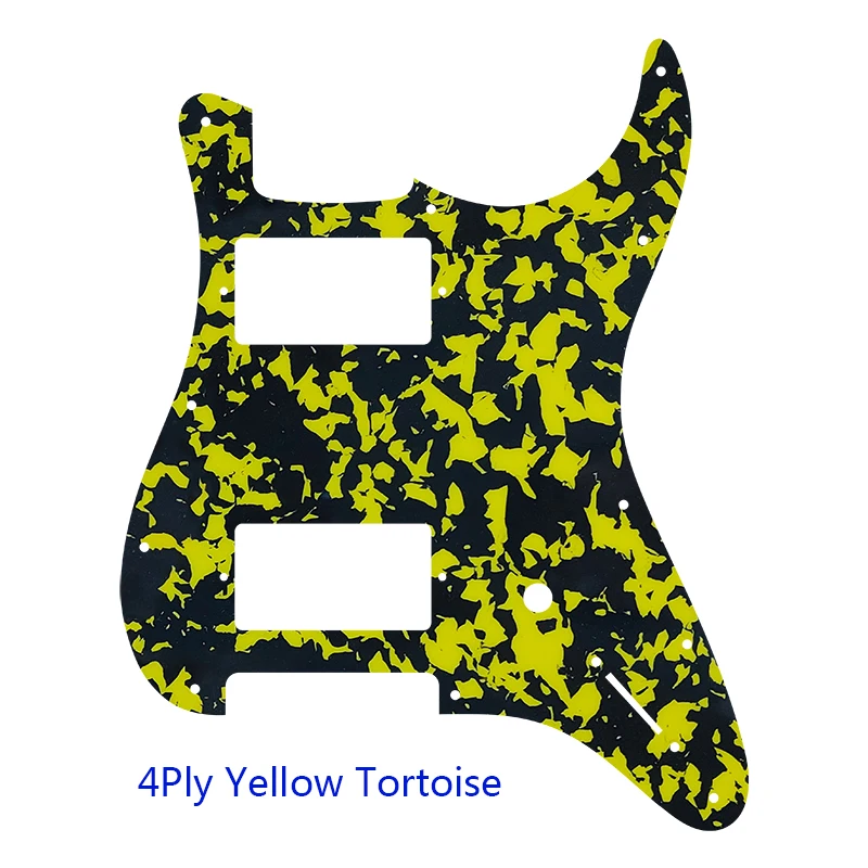 Fei Man Custom Guitar Parts - For US Fender Jim Root Strat HH Guitar Pickguard Cratch Plate Multicolor Choice